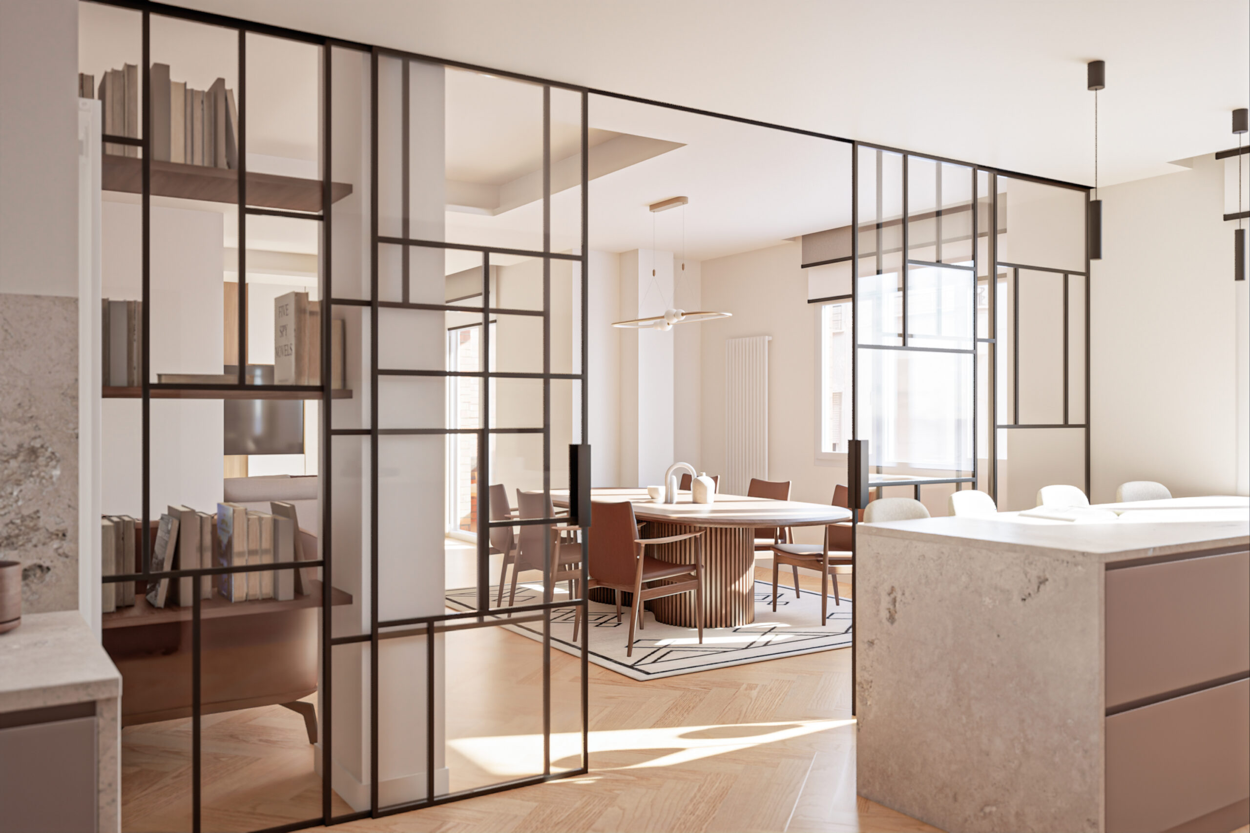 Proyecto de interior para comercialización inmobiliaria